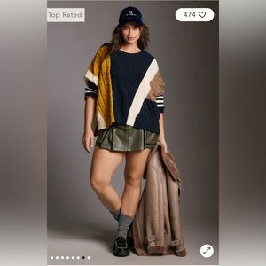 ISO looking for Maeve Colorblock Cable Sweater 3x